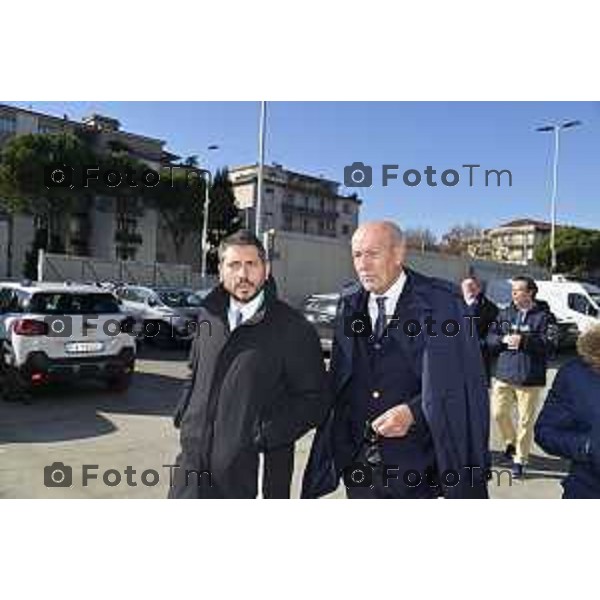 Tiziano Manzoni/LaPresse 24-1- 2025 Italia Cronaca Bergamo inaugurato ufficialmente Habilita Sport Medicine Presidente Dott. Roberto Rusconi e Direttore Generale Andrea Rusconi con gli sportivi De Ron e Dovizioso