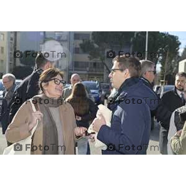 Tiziano Manzoni/LaPresse 24-1- 2025 Italia Cronaca Bergamo inaugurato ufficialmente Habilita Sport Medicine Presidente Dott. Roberto Rusconi e Direttore Generale Andrea Rusconi con gli sportivi De Ron e Dovizioso