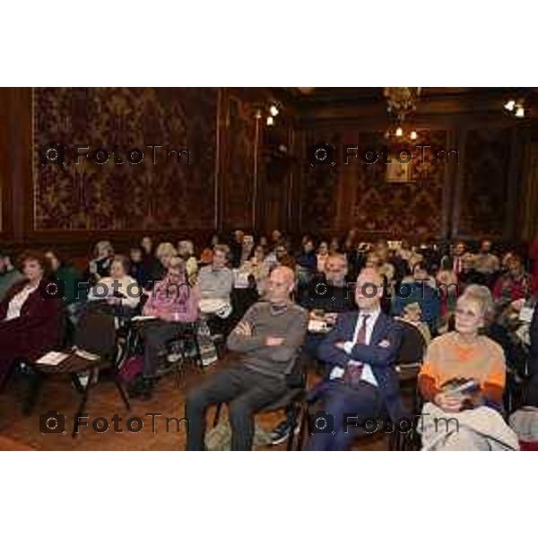 Tiziano Manzoni/LaPresse 30-1- 2025 Italia CronacaBergamo presentazione finalisti 41° l Premio Nazionale narrativa Bergamo la presentazione dei cinque finalisti in gara .Hans Tuzzi