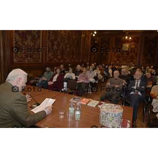 Tiziano Manzoni/LaPresse 30-1- 2025 Italia CronacaBergamo presentazione finalisti 41° l Premio Nazionale narrativa Bergamo la presentazione dei cinque finalisti in gara .Hans Tuzzi