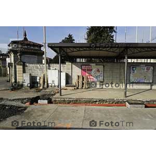 Tiziano Manzoni/LaPresse 04-02-2025 visita ai principali cantieri dell’opera, il capolinea di Verdellino e l’intubamento della roggia Colleonesca Atb e Vitali Spa