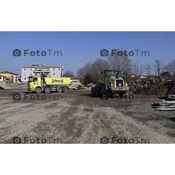 Tiziano Manzoni/LaPresse 04-02-2025 visita ai principali cantieri dell’opera, il capolinea di Verdellino e l’intubamento della roggia Colleonesca Atb e Vitali Spa