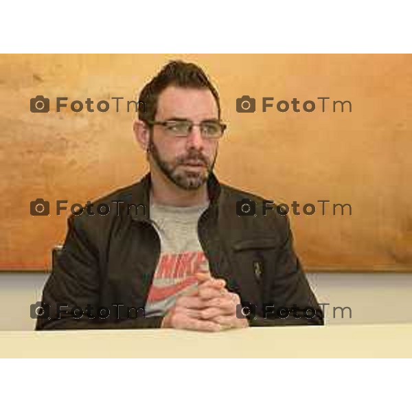 Tiziano Manzoni/LaPresse 8-2- 2025 Italia Cronaca Intervista a Sergio Ruocco, il compagno di Sharon Verzeni, la barista 33enne uccisa a coltellate nella notte tra il 29 e il 30 luglio