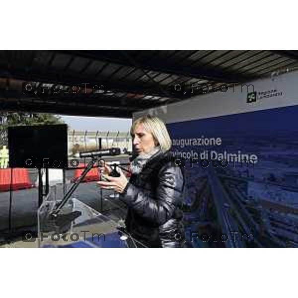 Tiziano Manzoni/LaPresse 21-2- 2025 Italia Cronaca Bergamo l’Assessore Regionale alle Infrastrutture e Opere Pubbliche Claudia Terzi,