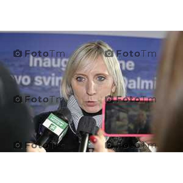 Tiziano Manzoni/LaPresse 21-2- 2025 Italia Cronaca Bergamo l’Assessore Regionale alle Infrastrutture e Opere Pubbliche Claudia Terzi,