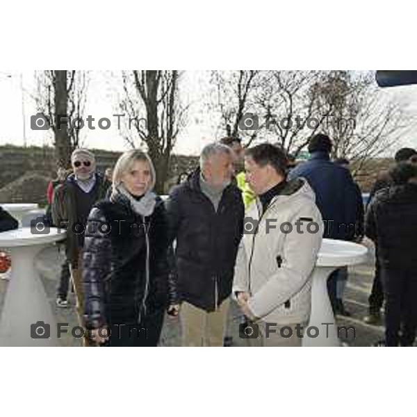 Tiziano Manzoni/LaPresse 21-2- 2025 Italia Cronaca Bergamo l’Assessore Regionale alle Infrastrutture e Opere Pubbliche Claudia Terzi,