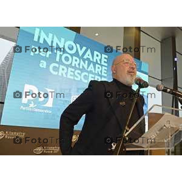 Tiziano Manzoni/LaPresse 22-2- 2025 Italia Cronaca Kilometro Rosso Bergamo Innovare per tornare a crescere Convention di energia popolare sul futuro delle imprese e del lavoro Stefano Bonaccini