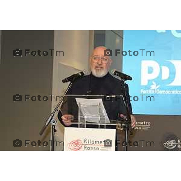 Tiziano Manzoni/LaPresse 22-2- 2025 Italia Cronaca Kilometro Rosso Bergamo Innovare per tornare a crescere Convention di energia popolare sul futuro delle imprese e del lavoro Stefano Bonaccini