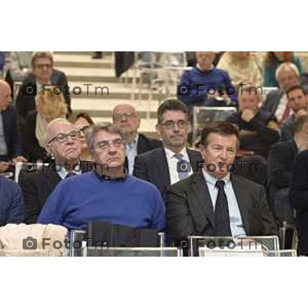 Tiziano Manzoni/LaPresse 22-2- 2025 Italia Cronaca Kilometro Rosso Bergamo Innovare per tornare a crescere Convention di energia popolare sul futuro delle imprese e del lavoro
