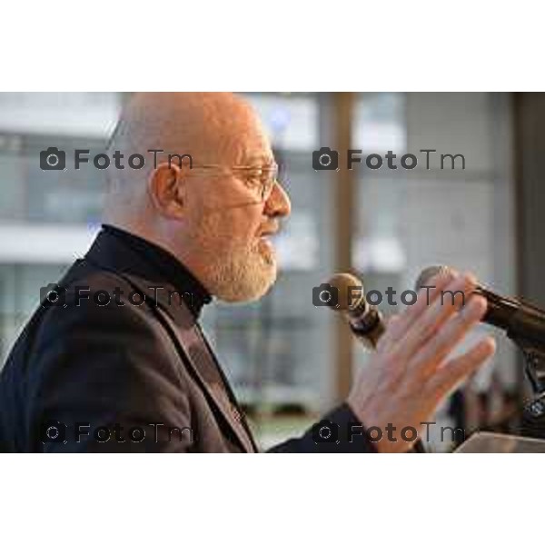 Tiziano Manzoni/LaPresse 22-2- 2025 Italia Cronaca Kilometro Rosso Bergamo Innovare per tornare a crescere Convention di energia popolare sul futuro delle imprese e del lavoro Stefano Bonaccini