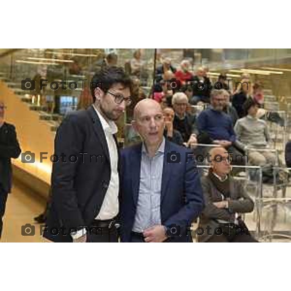 Tiziano Manzoni/LaPresse 22-2- 2025 Italia Cronaca Kilometro Rosso Bergamo Innovare per tornare a crescere Convention di energia popolare sul futuro delle imprese e del lavoro Casati Redondi