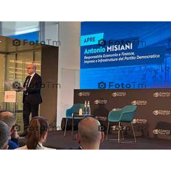 Tiziano Manzoni/LaPresse 22-2- 2025 Italia Cronaca Kilometro Rosso Bergamo Innovare per tornare a crescere Convention di energia popolare sul futuro delle imprese e del lavoro