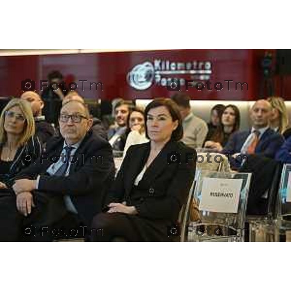Tiziano Manzoni/LaPresse 22-2- 2025 Italia Cronaca Kilometro Rosso Bergamo Innovare per tornare a crescere Convention di energia popolare sul futuro delle imprese e del lavoro elisabetta Gualemi