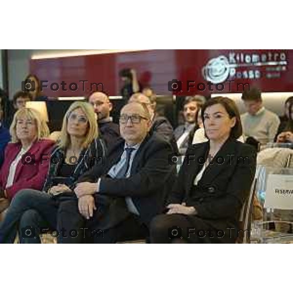 Tiziano Manzoni/LaPresse 22-2- 2025 Italia Cronaca Kilometro Rosso Bergamo Innovare per tornare a crescere Convention di energia popolare sul futuro delle imprese e del lavoro elisabetta Gualemi