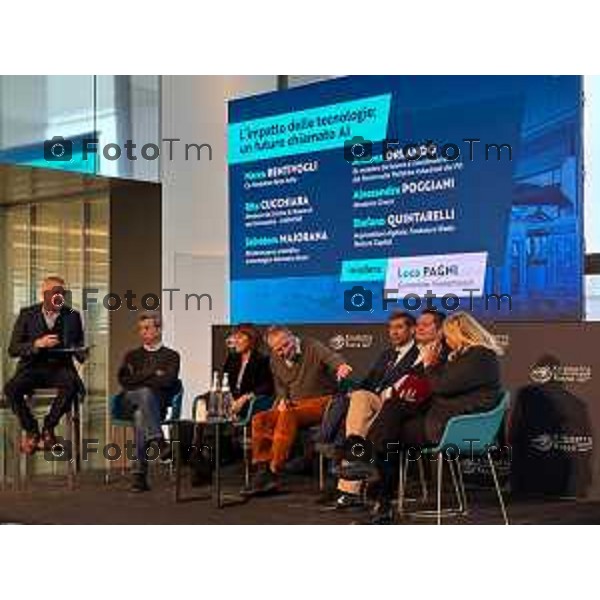 Tiziano Manzoni/LaPresse 22-2- 2025 Italia Cronaca Kilometro Rosso Bergamo Innovare per tornare a crescere Convention di energia popolare sul futuro delle imprese e del lavoro