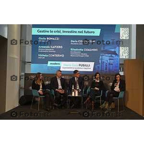 Tiziano Manzoni/LaPresse 22-2- 2025 Italia Cronaca Kilometro Rosso Bergamo Innovare per tornare a crescere Convention di energia popolare sul futuro delle imprese e del lavoro
