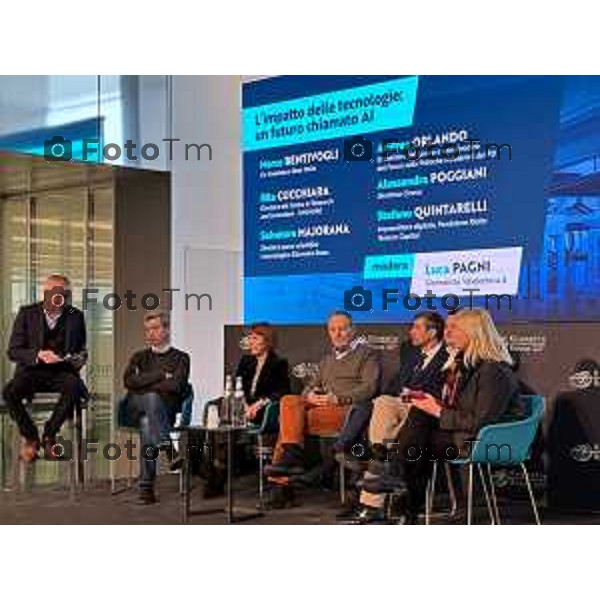 Tiziano Manzoni/LaPresse 22-2- 2025 Italia Cronaca Kilometro Rosso Bergamo Innovare per tornare a crescere Convention di energia popolare sul futuro delle imprese e del lavoro