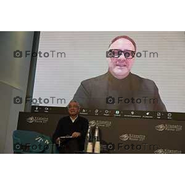 Tiziano Manzoni/LaPresse 22-2- 2025 Italia Cronaca Kilometro Rosso Bergamo Innovare per tornare a crescere Convention di energia popolare sul futuro delle imprese e del lavoro Dario Di Vico, Emanuele Orsini