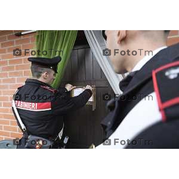 Tiziano Manzoni/LaPresse 9-3- 2025 Italia Cronaca BergamoValbrembo BG Omicidio Luciano Muttoni trovato cdavere a casa
