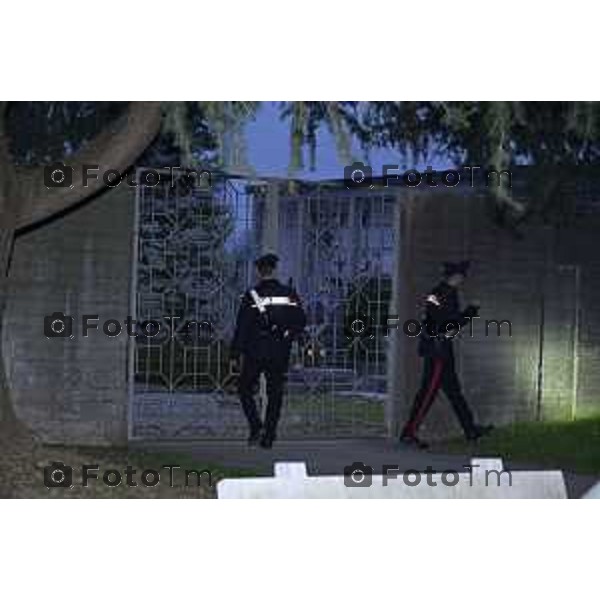 Tiziano Manzoni/LaPresse 9-3- 2025 Italia Cronaca BergamoValbrembo BG Omicidio Luciano Muttoni trovato cdavere a casa