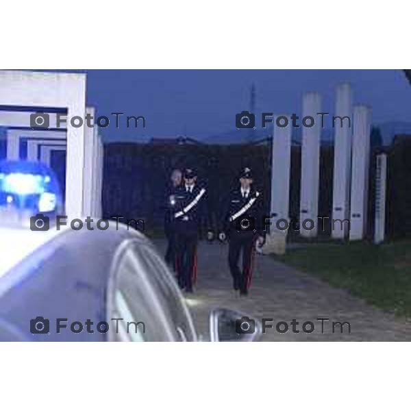 Tiziano Manzoni/LaPresse 9-3- 2025 Italia Cronaca BergamoValbrembo BG Omicidio Luciano Muttoni trovato cdavere a casa