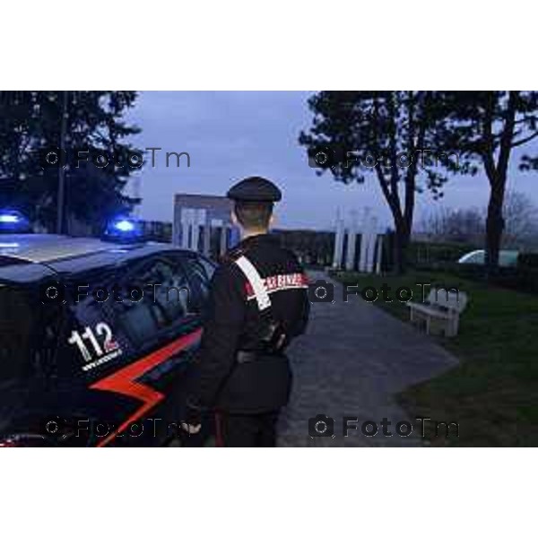 Tiziano Manzoni/LaPresse 9-3- 2025 Italia Cronaca BergamoValbrembo BG Omicidio Luciano Muttoni trovato cdavere a casa