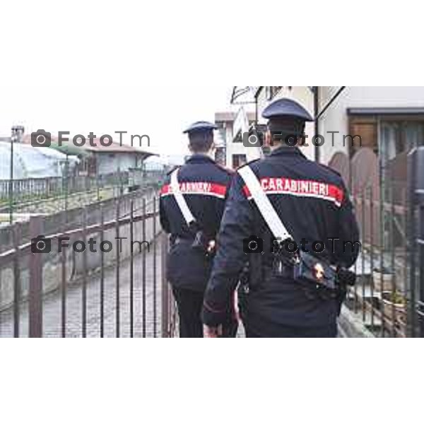 Tiziano Manzoni/LaPresse 9-3- 2025 Italia Cronaca BergamoValbrembo BG Omicidio Luciano Muttoni trovato cdavere a casa