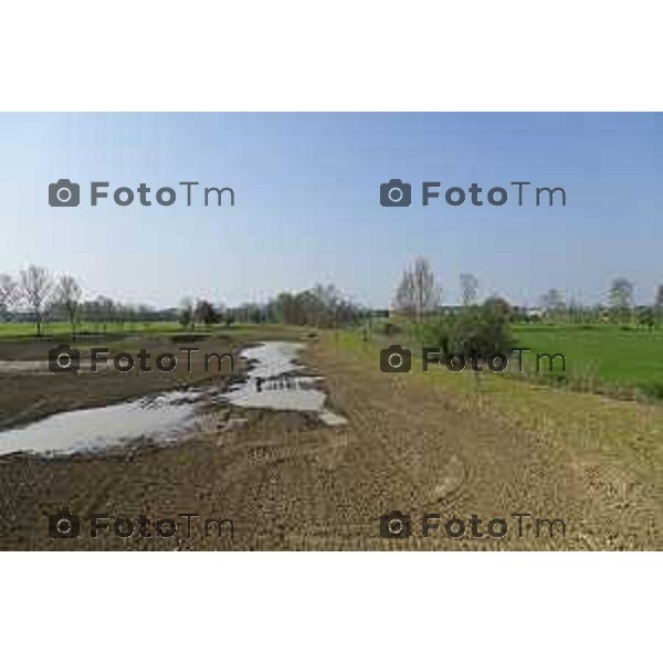 Tiziano Manzoni/LaPresse 5-4- 2025 Italia Cronaca Bergamo l\'avvio dell’apertura della roggia Morlana per il riempimento dell\'area umida di Grumello al Piano.con l\'assessore Oriana Ruzzini, il biologo Alessandro Mazzoleni consulente studio Gerundo con il progettista Paolo Pelliccioli e l\'impresa Bargiggia che ha realizzato il lavoro.