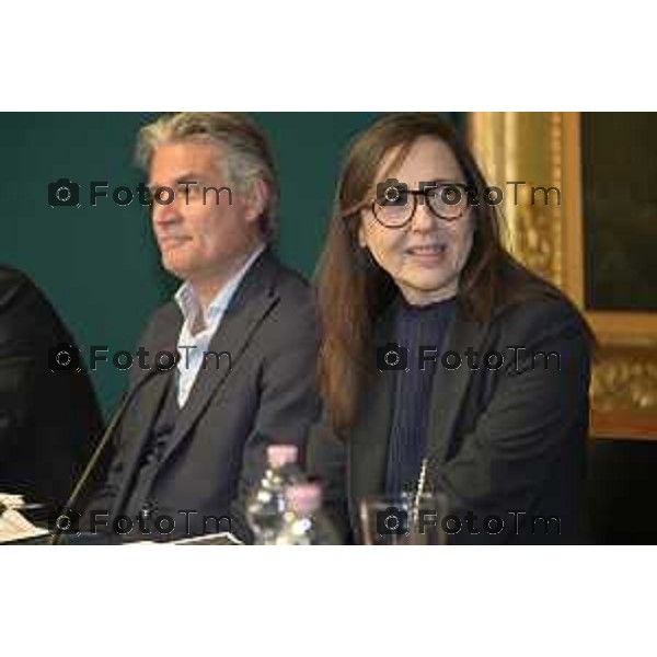 Tiziano Manzoni/LaPresse 10-4- 2025 Italia Cronaca Bergamo Accademia Carrara, DENTRO LORENZO LOTTO la pala di San Bernardino, la fotografia di Axel Hütte