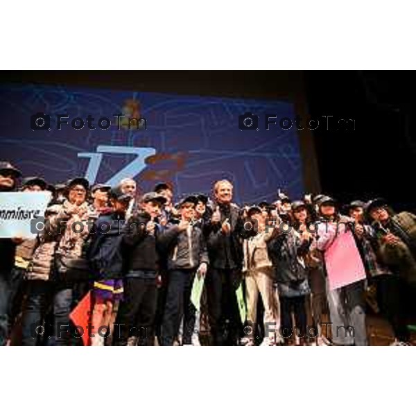 Tiziano Manzoni/LaPresse 110-4- 2025 Italia Cronaca Bergamo Cerimonia celebrativa 173° Anniversario di Fondazione della Polizia di Stato - 10 aprile 2025,