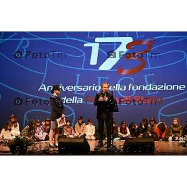 Tiziano Manzoni/LaPresse 110-4- 2025 Italia Cronaca Bergamo Cerimonia celebrativa 173° Anniversario di Fondazione della Polizia di Stato - 10 aprile 2025,