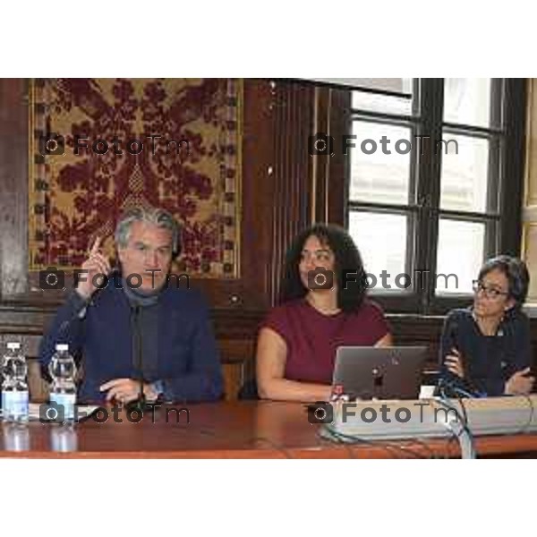 Cronaca Bergamo Presentazione concorso cinematografico internazionale per il cortometraggio dedicato a inclusione identita e intercultura Daphne Di Cinto Daniela Meridda Sergio Gandi