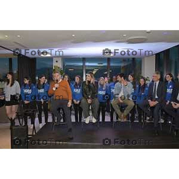 Tiziano Manzoni/LaPresse 14-4- 2025 Italia Sport Bergamo presentazione di un nuovo progetto di sviluppoChorus Volley Bergamo Academy
