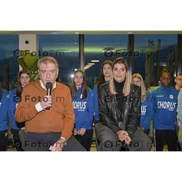 Tiziano Manzoni/LaPresse 14-4- 2025 Italia Sport Bergamo presentazione di un nuovo progetto di sviluppoChorus Volley Bergamo Academy