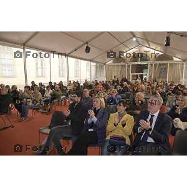 Tiziano Manzoni/LaPresse 19-4- 2025 Italia Cronaca Bergamo Bergamo ’inaugurazione della 66° Fiera dei Librai Bergamo