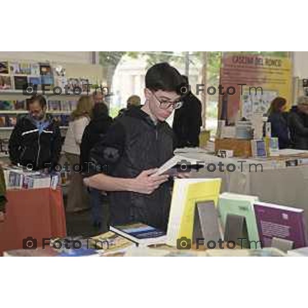 Tiziano Manzoni/LaPresse 19-4- 2025 Italia Cronaca Bergamo Bergamo ’inaugurazione della 66° Fiera dei Librai Bergamo