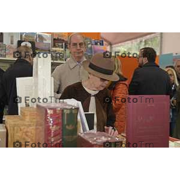 Tiziano Manzoni/LaPresse 19-4- 2025 Italia Cronaca Bergamo Bergamo ’inaugurazione della 66° Fiera dei Librai Bergamo