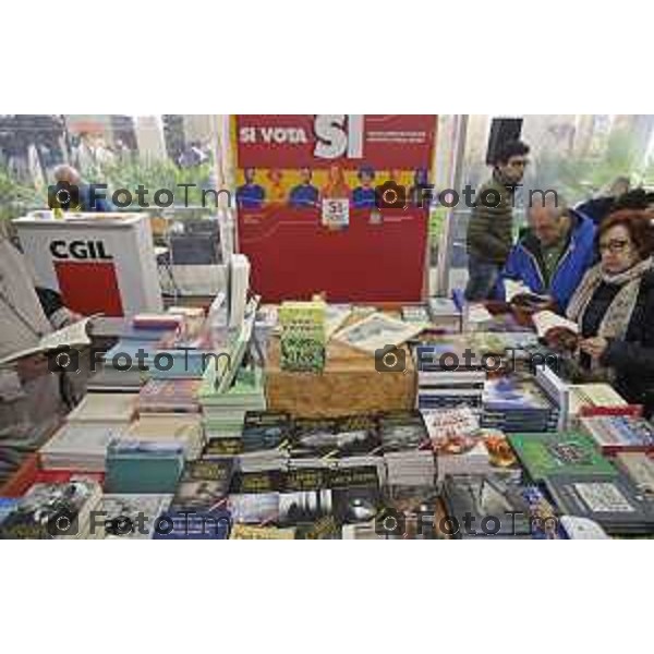 Tiziano Manzoni/LaPresse 19-4- 2025 Italia Cronaca Bergamo Bergamo ’inaugurazione della 66° Fiera dei Librai Bergamo