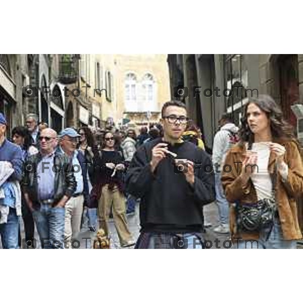 Tiziano Manzoni/LaPresse 21-4- 2025 Italia Cronaca Bergamo lavatoio e corsarola