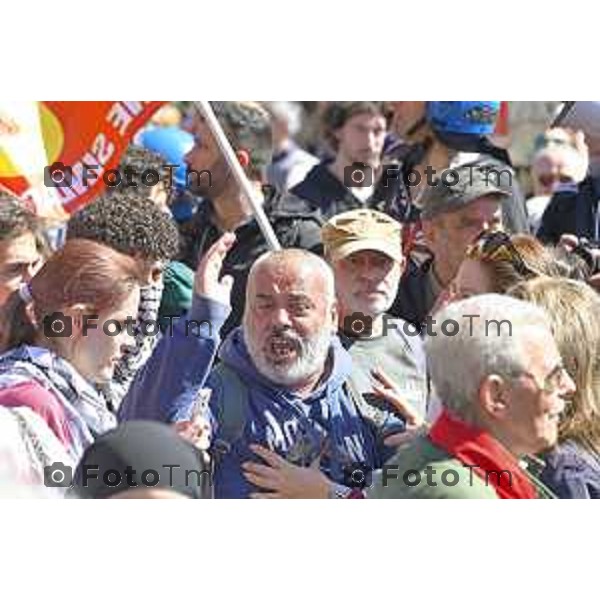 Tiziano Manzoni/LaPresse 12-4- 2025 Italia Cronaca Bergamo Elena Carnevali, Bergamo 80° Manifestazioni Anniversario della Liberazione.celebrative del 25 aprile