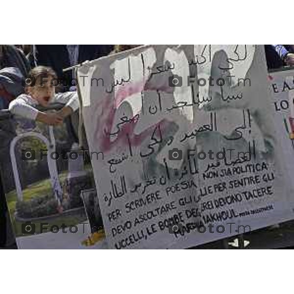 Tiziano Manzoni/LaPresse 12-4- 2025 Italia Cronaca Bergamo Elena Carnevali, Bergamo 80° Manifestazioni Anniversario della Liberazione.celebrative del 25 aprile