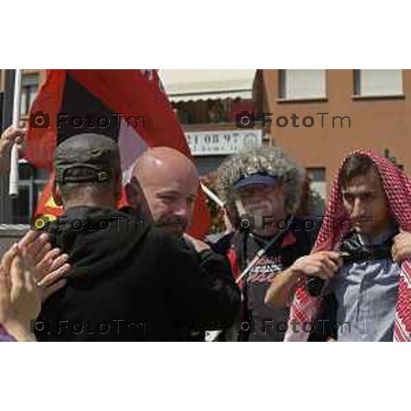 Tiziano Manzoni/LaPresse 12-4- 2025 Italia Cronaca Bergamo Elena Carnevali, Bergamo 80° Manifestazioni Anniversario della Liberazione.celebrative del 25 aprile
