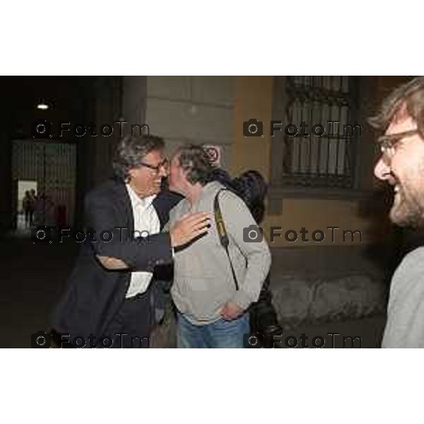 Tiziano Manzoni/LaPresse 30-4- 2025 Italia Cronaca Bergamo fiera dei librai Francesco Battistini Inviato corriere d s. Can Zapperi Cesare