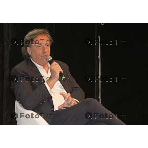 Tiziano Manzoni/LaPresse 30-4- 2025 Italia Cronaca Bergamo fiera dei librai Francesco Battistini Inviato corriere d s. Can Zapperi Cesare