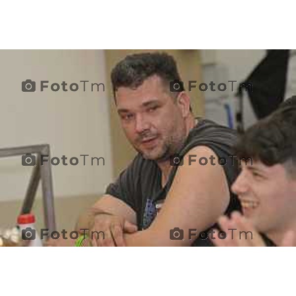 Tiziano Manzoni/LaPresse 4-5- 2025 Italia Cronaca Bergamo Chiuduno Tatoo fiera 4 tappa del Campionato italiano super hot mangiatori di peperoncino creato da Giancarlo Gasparotto in arte “Jack Pepper”, primo classificato Giovanni Mora.