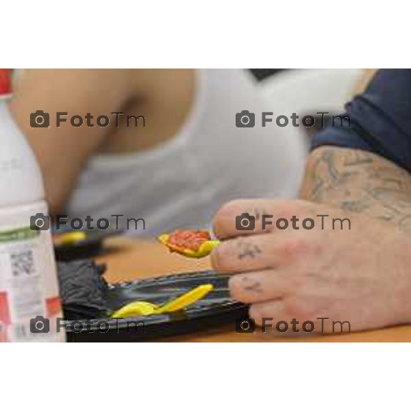 Tiziano Manzoni/LaPresse 4-5- 2025 Italia Cronaca Bergamo Chiuduno Tatoo fiera 4 tappa del Campionato italiano super hot mangiatori di peperoncino creato da Giancarlo Gasparotto in arte “Jack Pepper”, primo classificato Giovanni Mora.