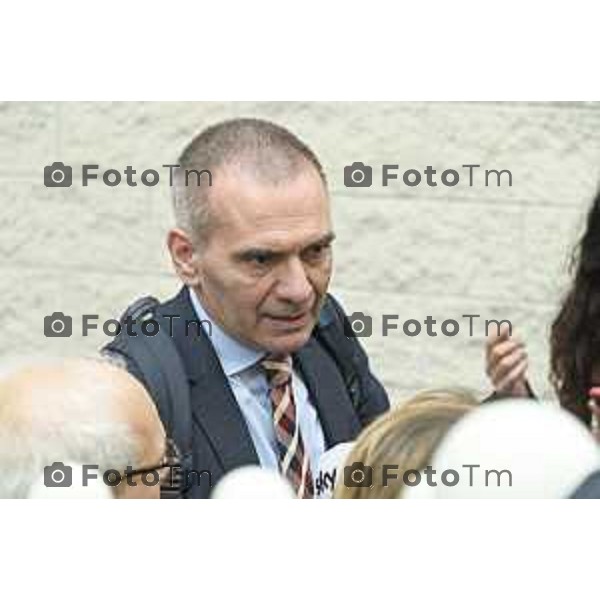Tiziano Manzoni/LaPresse 6-5- 2025 Italia Cronaca Bergamo Omicidio di Riccardo Claris, l\'avvocato di Jacopo De Simone , Luca Bosisio