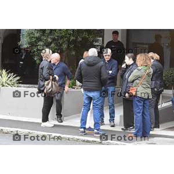Tiziano Manzoni/LaPresse 08-5- 2025 Italia Cronaca Bergamo Bergamo Omicidio Riccardo Claris camera ardente