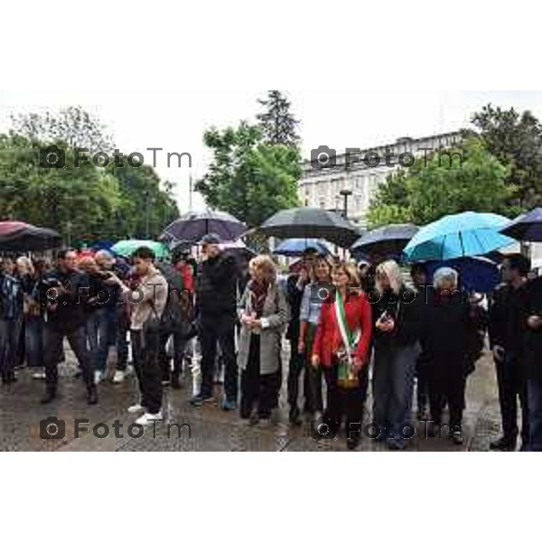 Tiziano Manzoni/LaPresse 12-4- 2025 Italia Cronaca Elena Carnevali,Bergamo Città Europea dello Sport 2027. Difesa della candidatura | Con Assessore Messina e Maurizia Cacciatori.