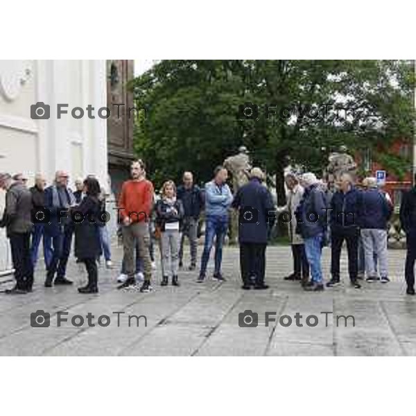 Tiziano Manzoni/LaPresse 10-5 2025 Italia CronacaStezzano funerale Oliviero Garlini ex giocatore Atalanta